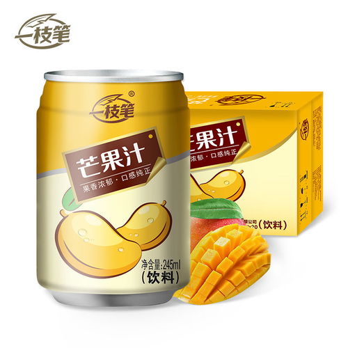 豪味來 罐裝果味網(wǎng)紅飲料新選擇，245ml一枝筆芒果汁飲料引領(lǐng)潮流